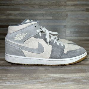 Nike Air Jordan 1 Mid SE Retro Men’s Size 13 Coconut Milk Grey Shoes DN4281-100